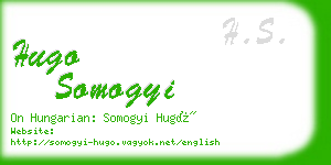 hugo somogyi business card